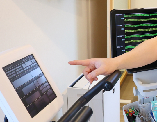 心臓リハビリテーション指導士・心不全療養指導士によるリハビリ